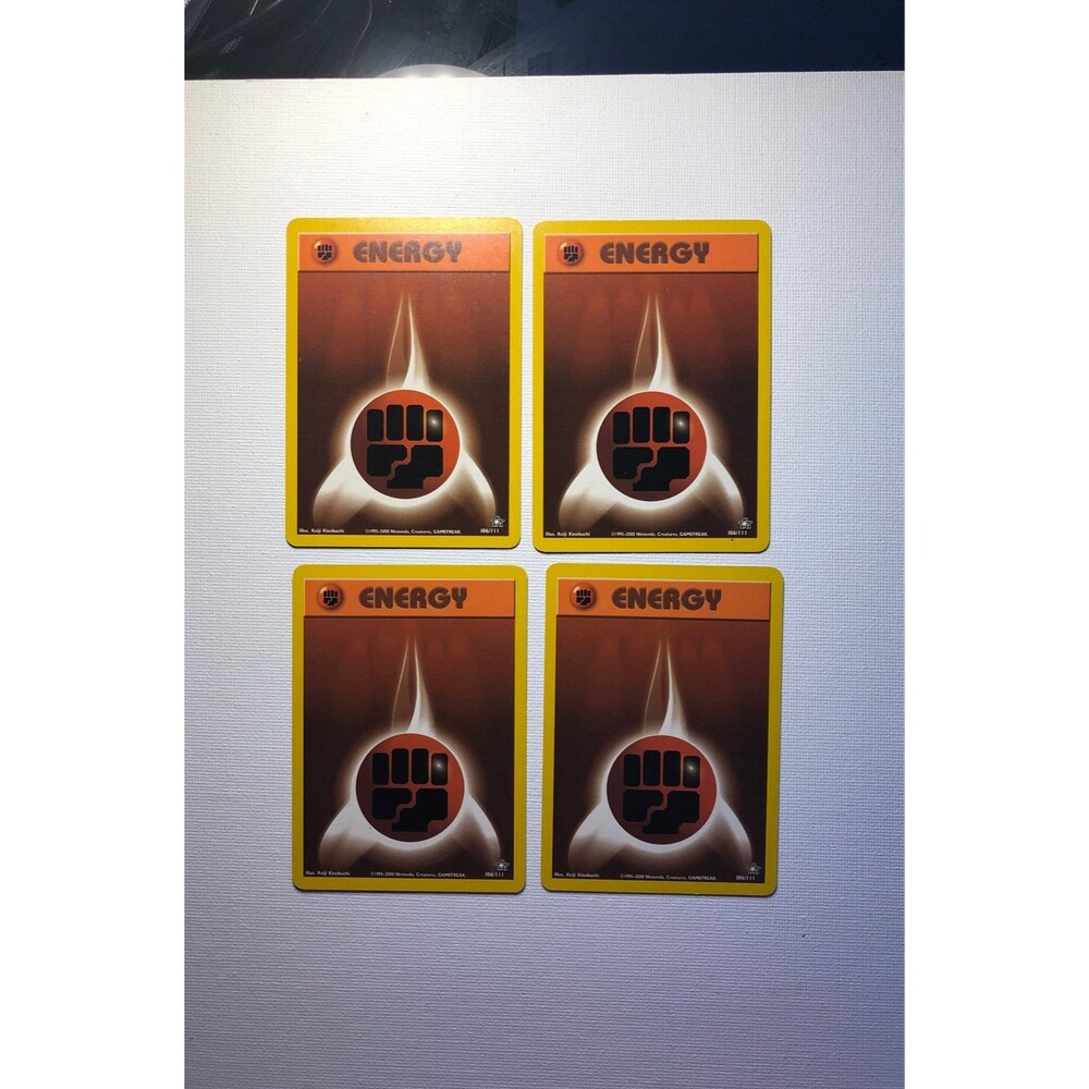 Pokemon Fighting Energy Card lot 106/111